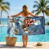Chrismas Fashion Beach Towel: Ideal for Summer Adventures Soft, Absorbent and Quick Drying Suitable for Swimming and Bathing