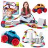[PACZA] Flexible Car Race Track + DIY Car 195 elements 400cm Z530