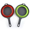 Fruit Silicone Foldable Collapsible Washing Draining Basket Drainer Strainer Colander Dish