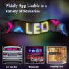Car LED Display Advertising Light Car Sign Flexible Matrix Panel WithRemote App Control DIY Pattern Animation Display Screen