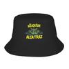 Alcatraz of Alligators Funny Animal Bucket Hat For Unisex Women  Fisherman Hats Korean Beach Travel Caps Soft Fold Outdoor Sun Hats