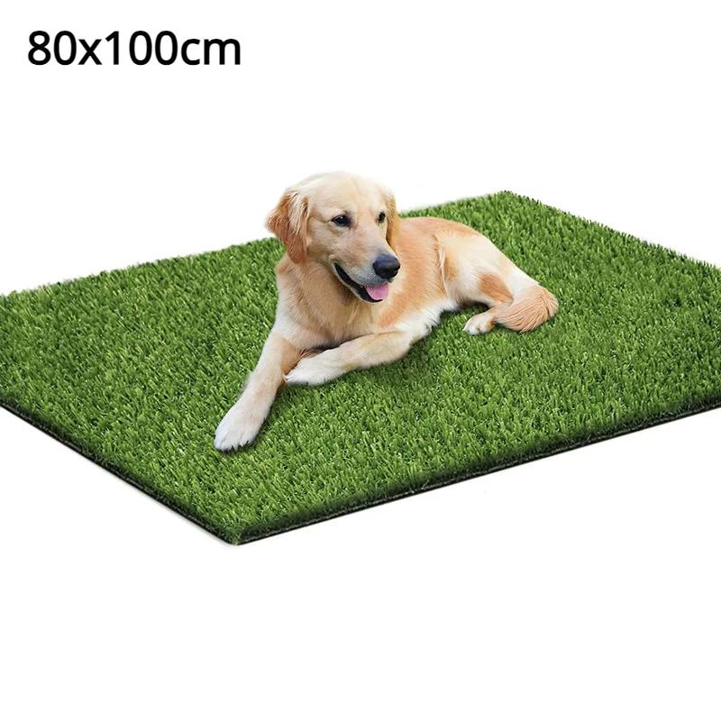 Grass Mat Dog Pee Pad Ultimate Washable Dog Grass Mat Reusable Odor-Control for Pet Training Easy-Clean Pee Pad Non-Slip Backing