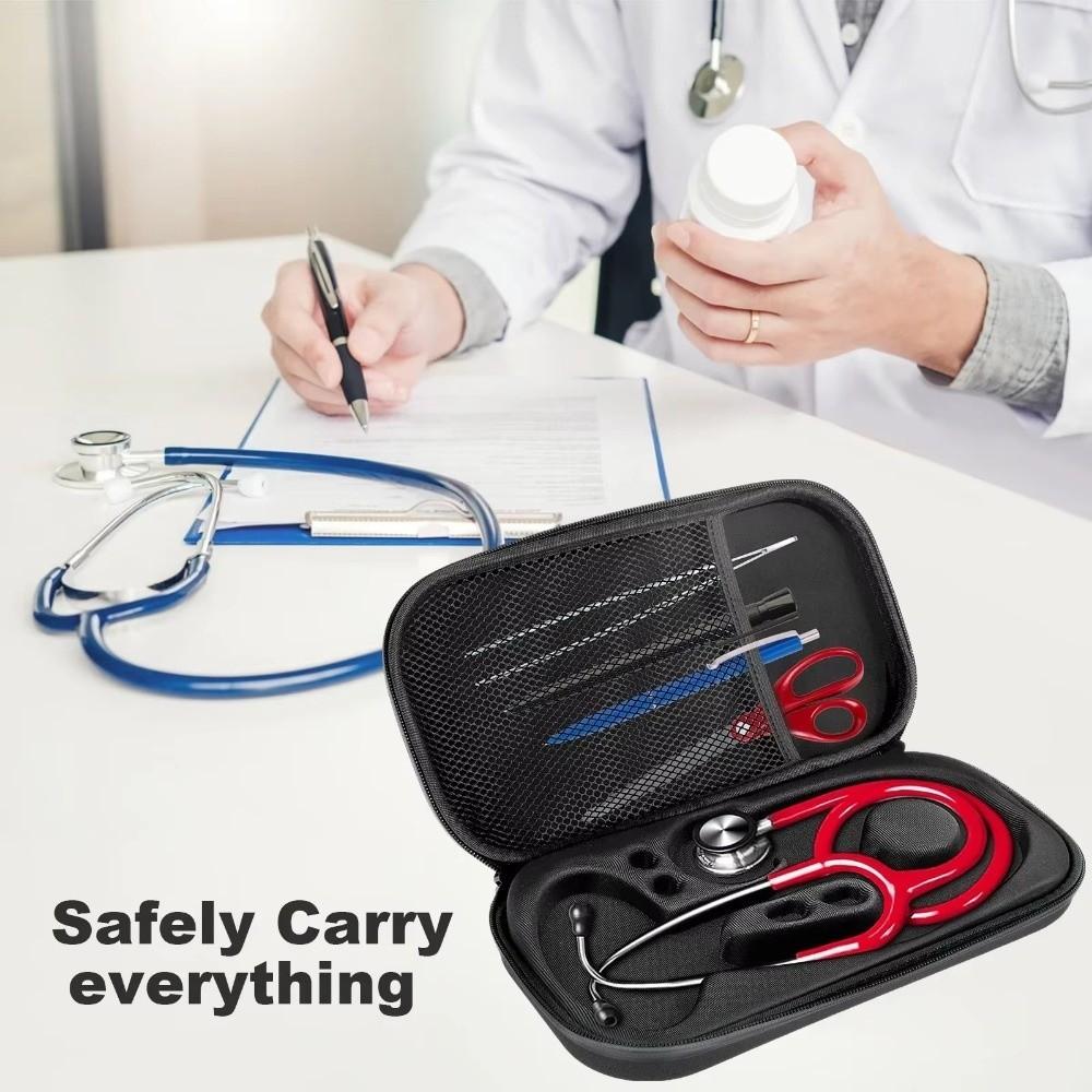 Hard Shell Shockproof Stethoscope Bag Wear-resistant Carrying Case  Travel