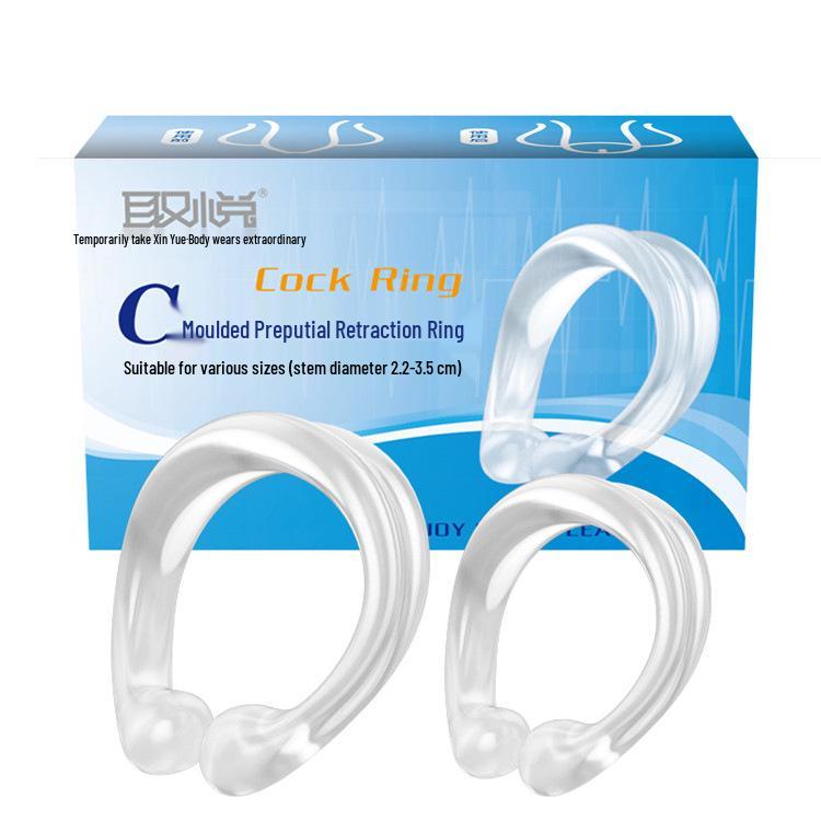 Ergonomic C-Shaped Adult Penis Ring for Couples