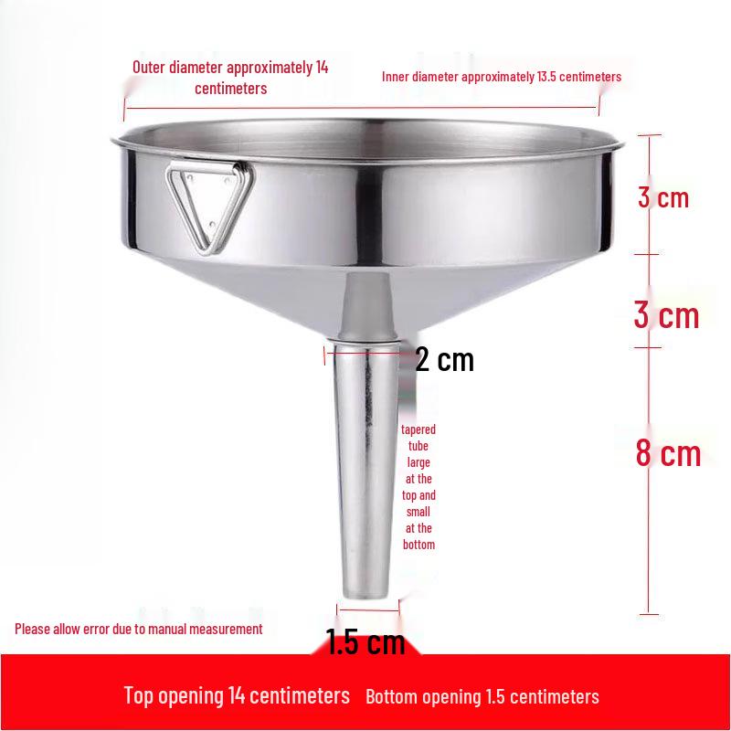 Thickened Stainless Steel Funnel