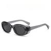 Men's and women's trendy fashion oval-shaped cycling glasses for daily sun protection sunglasses2