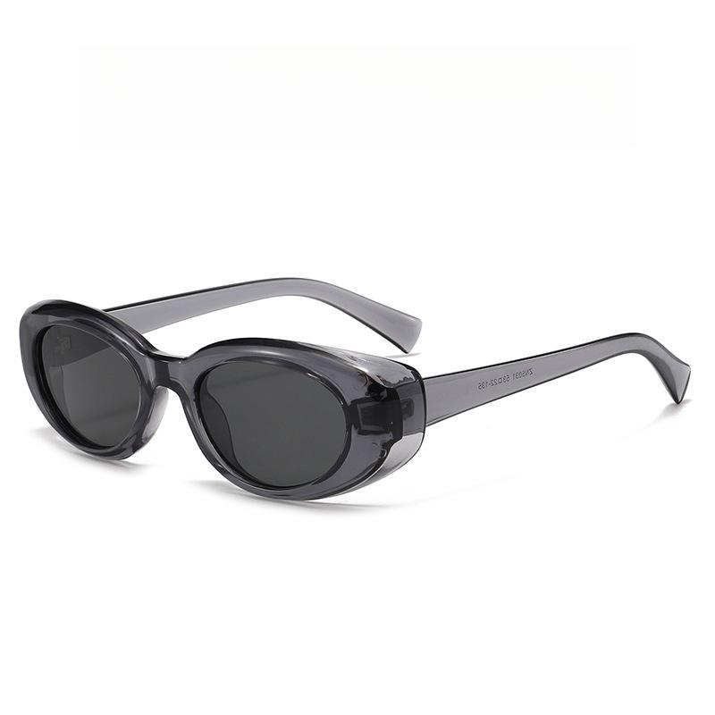 Men's and women's trendy fashion oval-shaped cycling glasses for daily sun protection sunglasses2