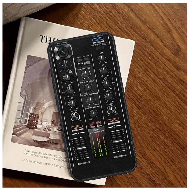 Music DJ Controller Mixer Case For Xiaomi Redmi Note 14 9 10 11 12 13 Pro 11S 12S Cover For Redmi 15 C 14C 12C 10C 13C