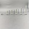 184pcs M6 Stainless Steel Beveled Flat Head Hex Socket Head Screws, Flange Nuts, Furniture Screws, Bed Repair Screws