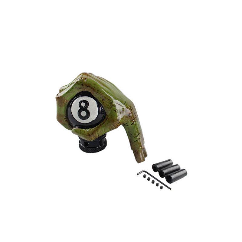 Resin Plastic Car Modified Green Ghost Hand Car Gear Shifter Modified Gear Lever Shifter Knob Manual