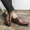 Men's Shoes Large Size New Casual Leather Shoes Fashion One-pedal Loafers Monk Shoes British Trendy Shoes