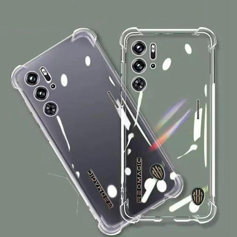 TPU Transparent Phone Case for ZTE Nubia Red Magic 9 Pro Protective Cover Shockproof Shell Fundas Capa Coque