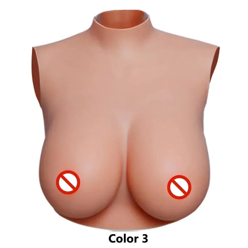 Realistic Silicone Breast Forms Fake Boobs Enhancer for Crossdressers Drag Queens Shemales & Transgenders