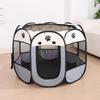 Pet Octagonal Cage & Fence: 600D Oxford Cloth, Washable & Scratch-Resistant for Cat & Dog Birthing.