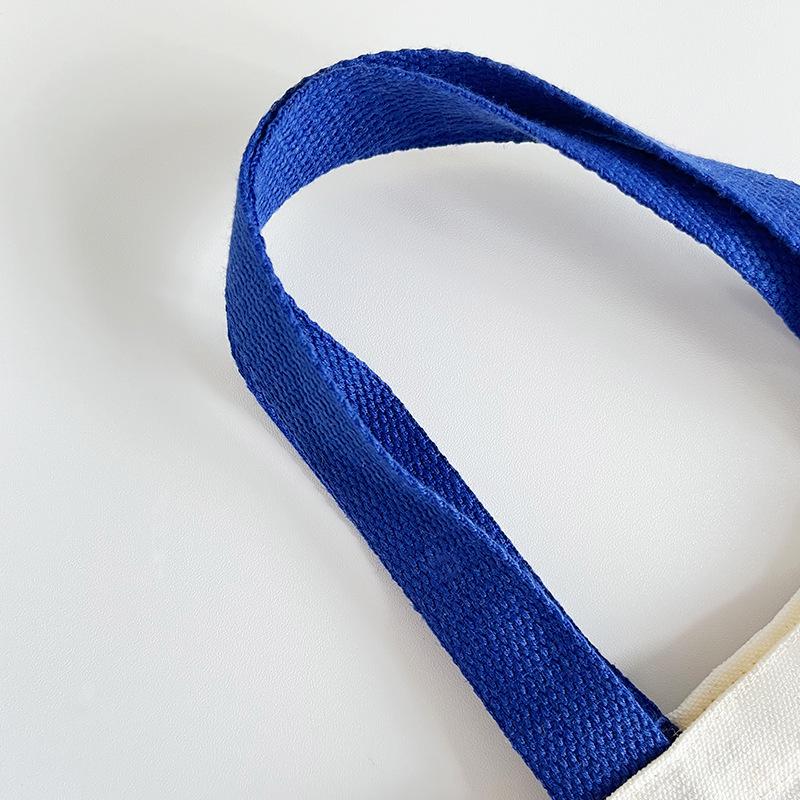 2024 Cute Smiley Face Canvas Handbag - Summer Internet Celebrity Fashion Tote for Women