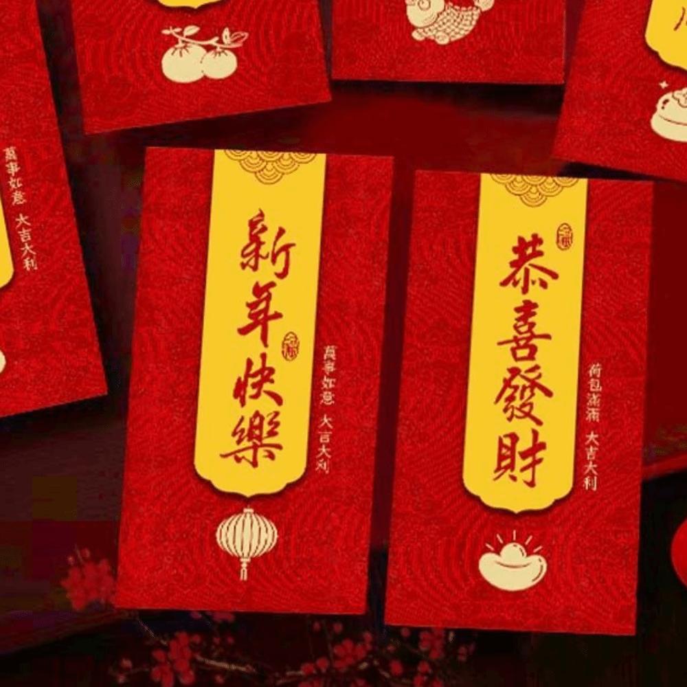 6pcs Horse Theme 2026 Horse Year Red Envelope Cartoon Money Red Packet  Spring Festival