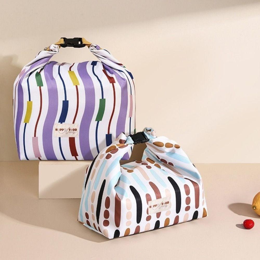 Large Capacity Food Box Bag Insulated Insulated Bag Portable Picnic Bag Office Workers