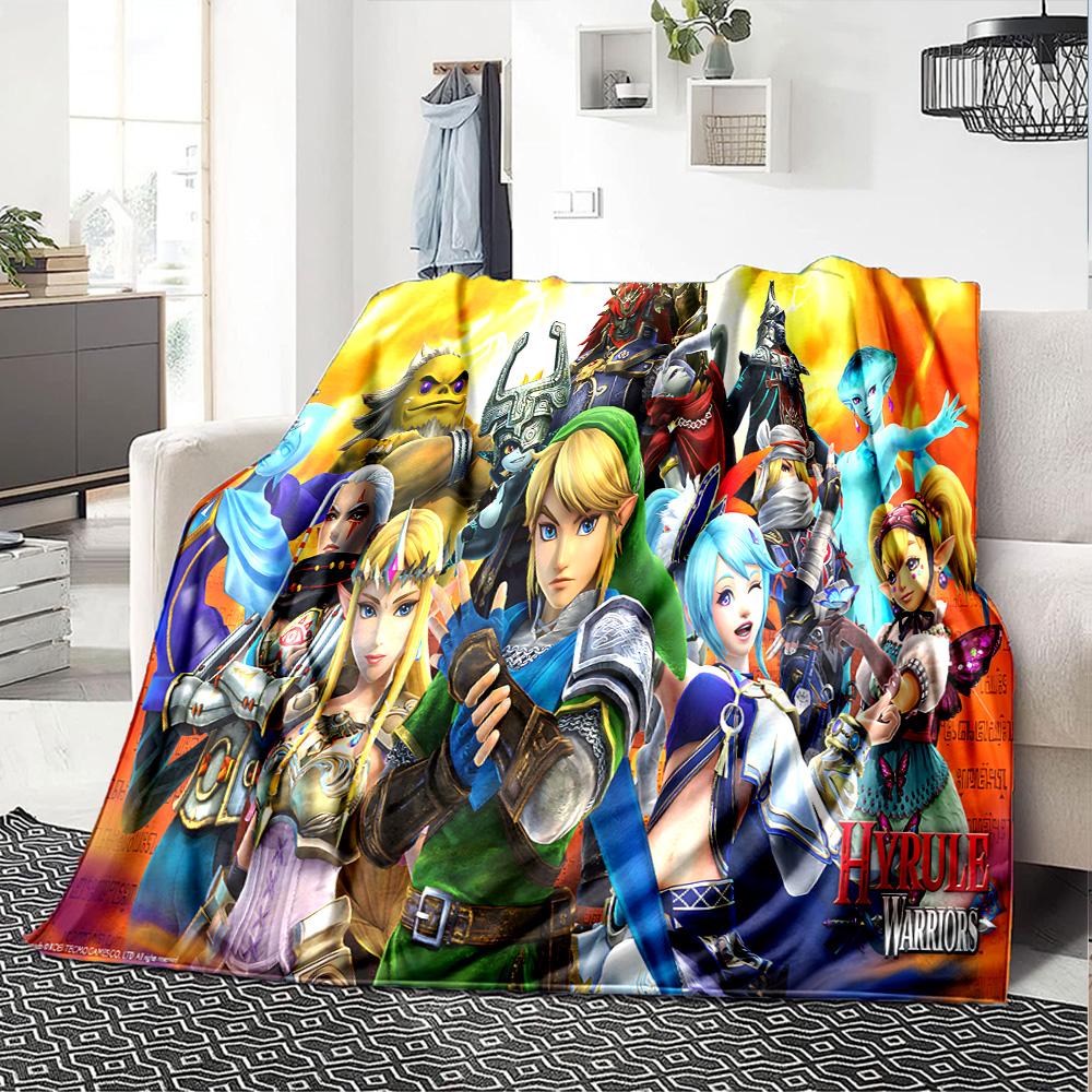 1pc Legend Zelda Skyward Sword Flannel Blanket for Super Soft Cute Comfort Blanket for Travel Bedding Couch Sofa Blanket Y82553