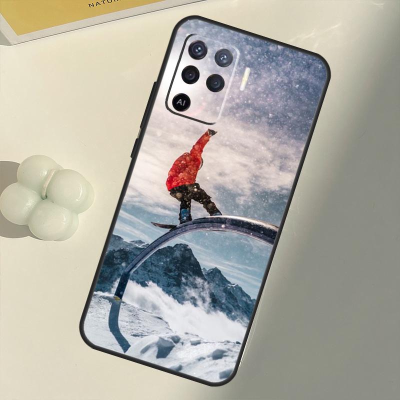 Sports Snowboarding Case For OPPO A15 A74 A54 A94 A52 A72 A31 A53 A53S A5 A9 2020 A3S A5S A83 A91 A93 Cover