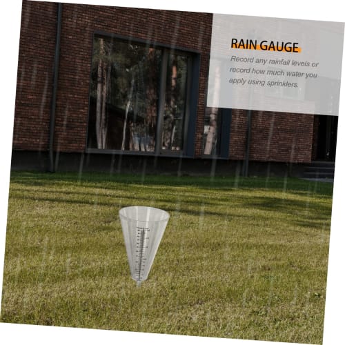 LIOOBO Rain Gauge, Rain Gauge Tube, Rain Gauge, Measurement Test Tube, Easy To Read, 50mm, Underground, Garden, Outdoor, Home Use
