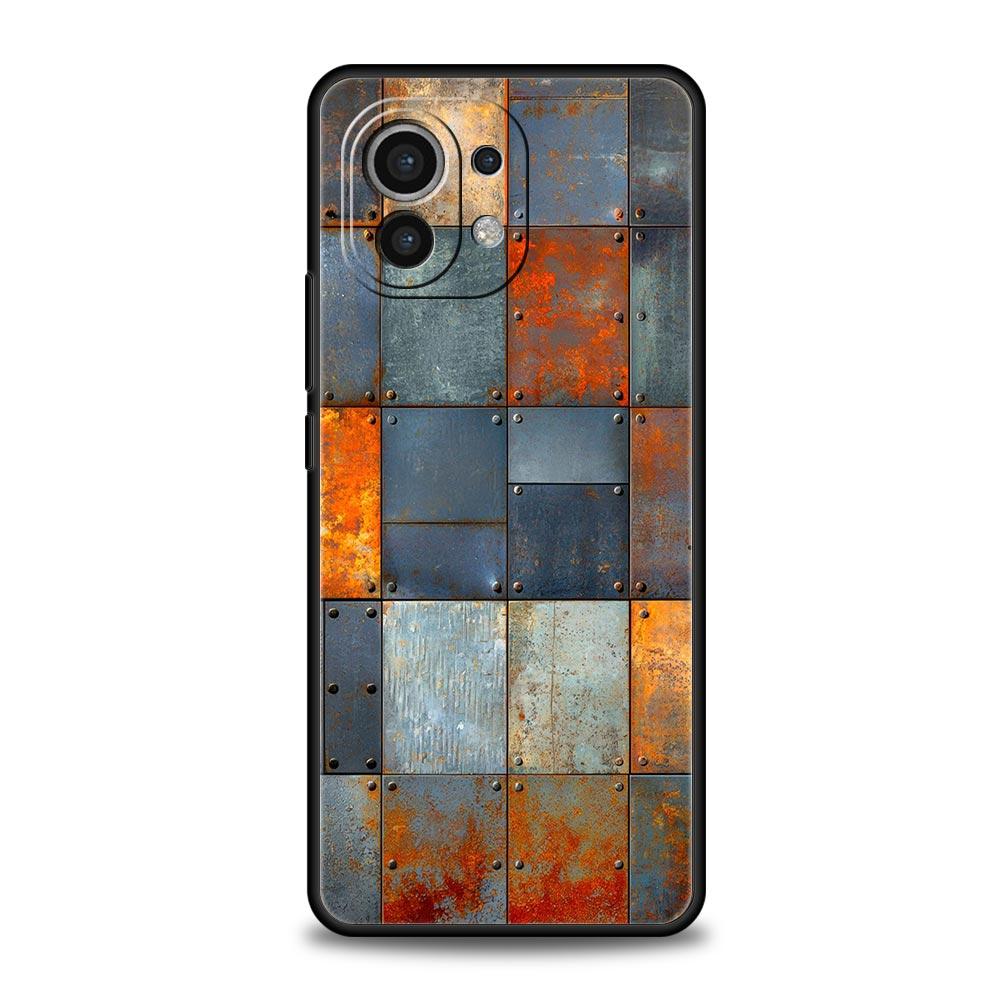 

Vintage Industrial Style Rusty Phone Case Cover for Xiaomi Mi 17 15 14 13 12 11 Ultra 15T 14T 13T 12T 11T Pro Lite 5G Soft TPU Xiaomi 12T Pro