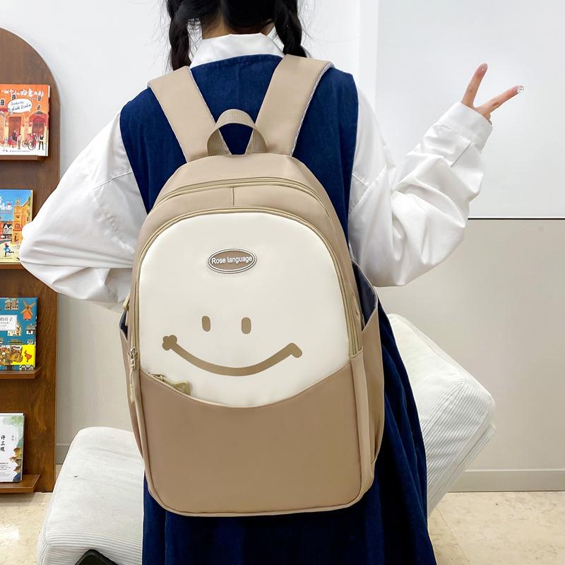 Three-Piece Backpack Set Large Capacity Student Schoolbag Women's Lightweight Backpack
