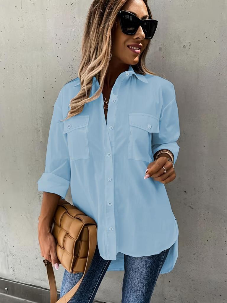 Irregular Loose Women's Blouse B40439