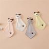 Cute cat kitchen cleaning towel coral velvet hand towel bathroom hanging absorbent dishcloth soft cleaning cloth rag