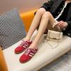 Spring New Cowhide Casual Versatile Classic Retro Casual Shoes Women's Retro
