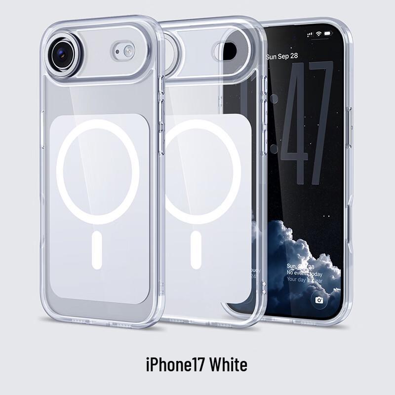 CAXITON Magnetic Clear Case for iPhone 17