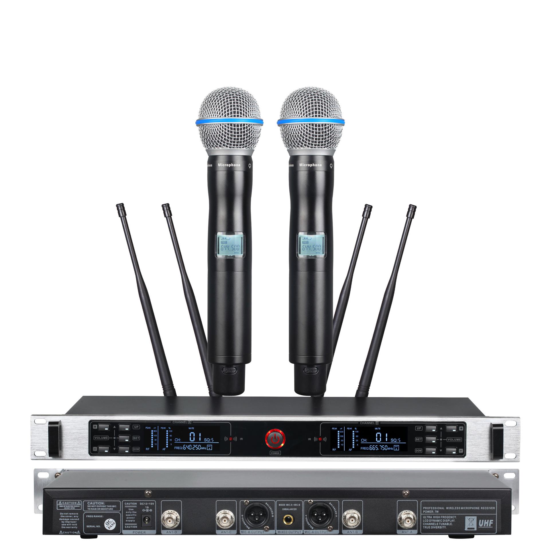 

True Diversity One-to-Two Wireless Microphone - In Stock EU Plug