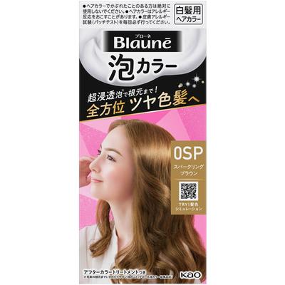 Blaune Bubble Color 0SP Sparkling Brown 108ml (Quasi-drug) Foam for Graying Hair Colorant for Gray Hair For Use In the Entire Dyeing Process (one-