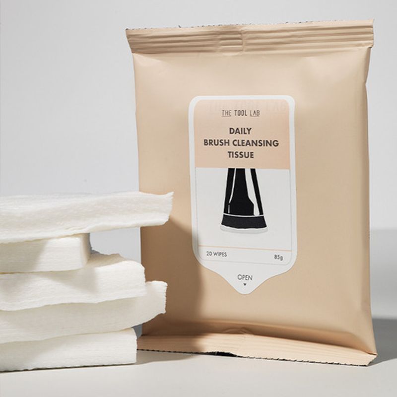 [Lazy Cleanser] The Tool Lab Brush Cleansing Tissue