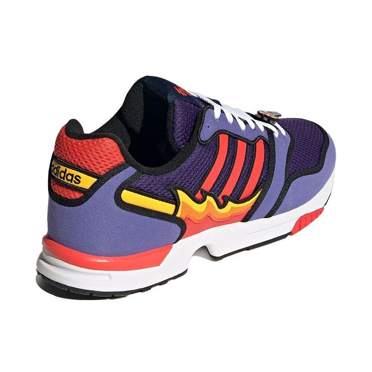 The Simpsons x adidas ZX 1000 Flaming Moes Unisexové tenisky Fialová Jasně červená Jádrově černá H05790