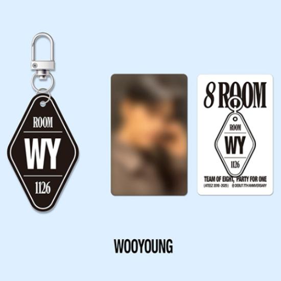 Pre-order ATEEZ 7th Anniversary POP-UP 8ROOM Key Ring