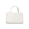 Tory Burch Ella Magnetic Snap Adjustable Detachable Shoulder Strap Faux Fur Tote Bag Shopping Bag Crossbody Handbag Mini Women Tote White 145613-100
