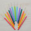 Rubber Handle Crochet Hooks Needles For DIY Handmade Making Braiding Weave Knitting Needles 0.5mm-2.5mm Dolls Tools Accessories