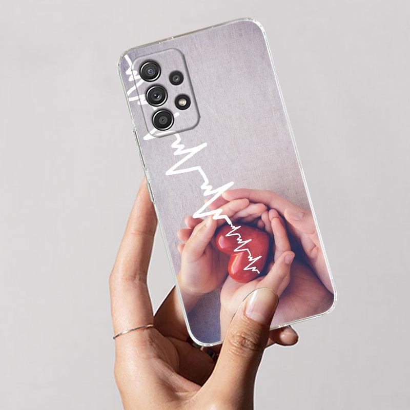 Nurse Medical Medicine Clear Phone Case For Samsung Galaxy A56 A57 A37 A55 A54 A36 A35 A26 A25 A16 A17 A07 A52 A34 A73 A53 Cover