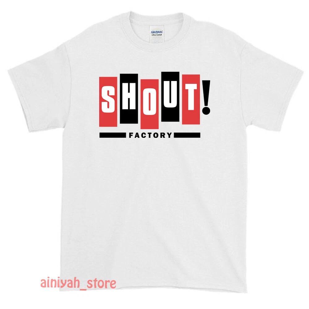 

New Shout Factory Music Logo Men s Funny T shirt USA Size S-XXL 4XL