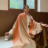 Autumn and winter double-sided jacquard imitation cashmere thick scarf women's versatile high-end shawl thickened warm scarf
