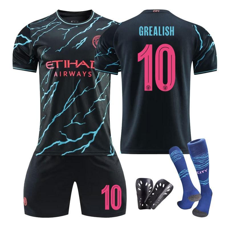 

2324 Manchester City Two Champions League Edition Adults Children s Student Training Set Jersey Athletic Wear Men s Women s Football 3XL code #Weight 200-210 kg