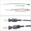 FZJDSD Carburetor Engine Choke Cable FB04016 Compatible with Yamaha TTR125 TTR125E TTR125L TTR125LE 2000 2001 2002 2003 2004 2005 2006 2007