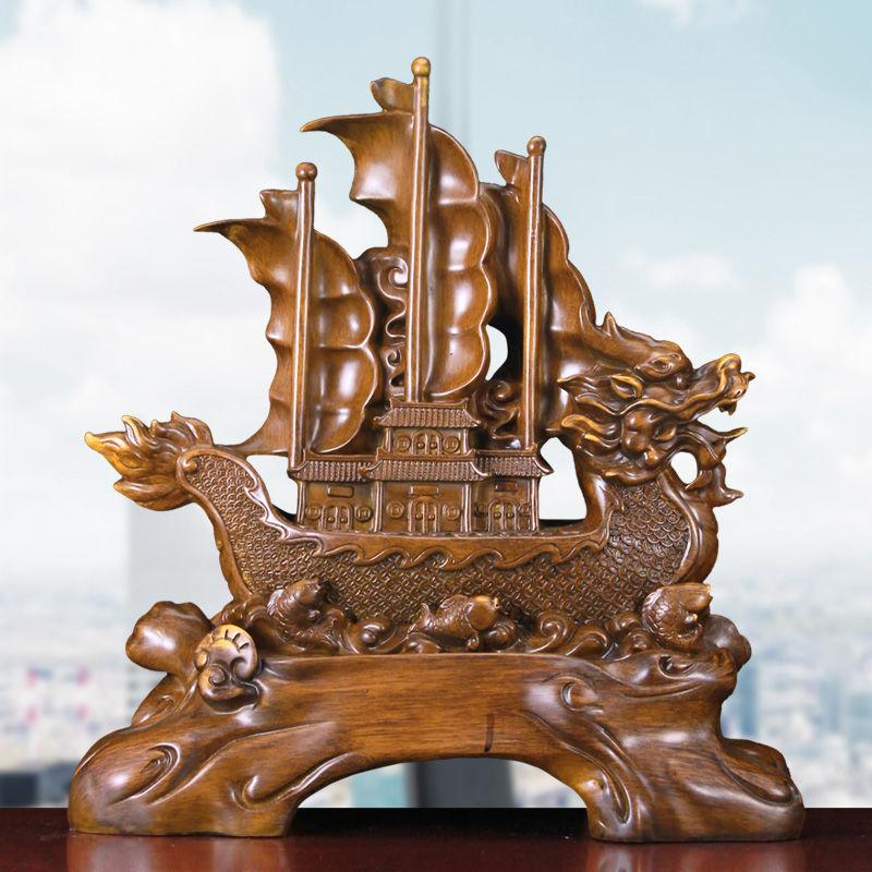 Navigation Smooth Sailing Decorative Items for Attracting Wealth Handicrafts Office Tabletop Decoration Ornaments