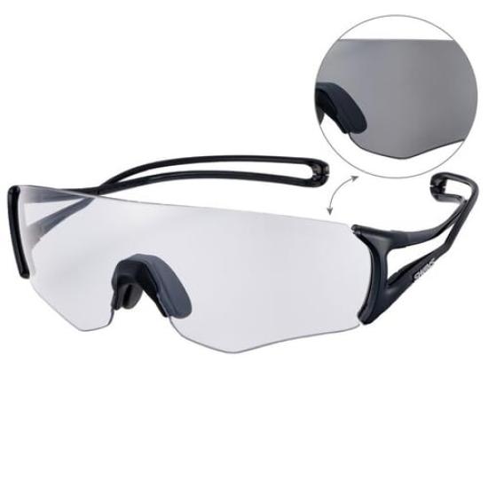 SWANS EIGHT8 G2 Fotocromatici Sportivi Made in per e per e Donna E-NOX Occhiali da Sole, Giappone, Corsa, Maratone, Tennis, Golf, EN8G2-0066 Nero, Adulti,