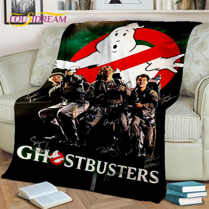 G-Ghostbusters Cartoon-Film-Decke, weiche Flanell-Überwurfdecke für Zuhause, Schlafzimmer, Bett, Sofa, Picknick, Büro, Wandern, Freizeit, Nickerchen, Geschenk