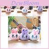 Adorable Plush Bunny Coin Purse Cute Keychain Doll Soft Stuffed Animal