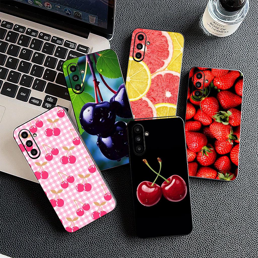 Cover for Motorola Moto Edge 70 60 Fusion NEO Pro G Stylus G56 G96 G52 G04 G05 20 Phone Case Cherry Strawberry fruit Avocado