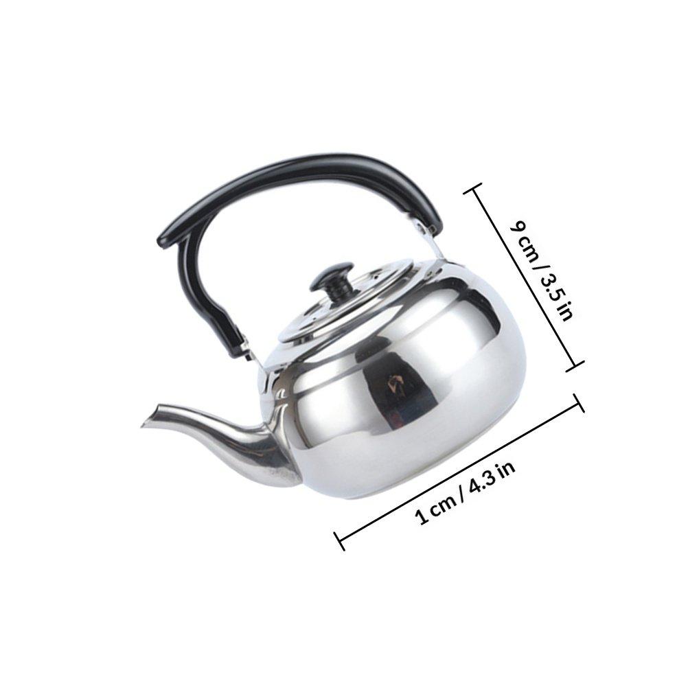 

Stainless Steel Household Tea Pot Heat Insulation Multi-Function Water Kettle Convenient Tea Kettle Home Supply серебряный