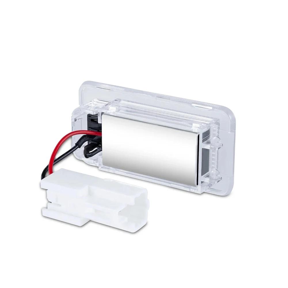 For Toyota RAV4 MK5 Prius Siena Venza Car LED License Plate Lights with Switch Auto Rear Luggage Trunk Light Number Plate Lamp