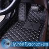 Esteiras do assoalho carro para hyundai tucson 2015 2016 2017 2018 acessórios interiores do carro fio loop